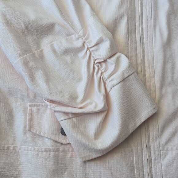 Chico's Light Pink Faux Reptile Print Jacket - Picture 4 of 8